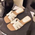 Damen Trendige Slide-Sandalen mit modischem Schnitt EB