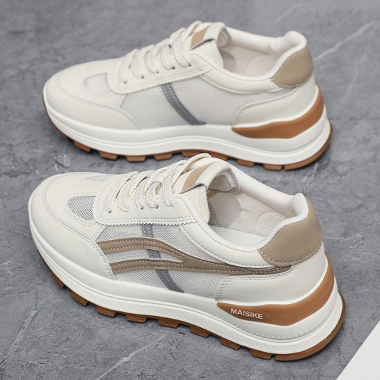 Damen Sportliche Sneakers mit gepolsterter Laufsohle und atmungsaktiver Mesh-Oberfläche R&B
