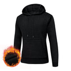 Herren bequemer Kapuzenpullover aus thermoregulierendem Material