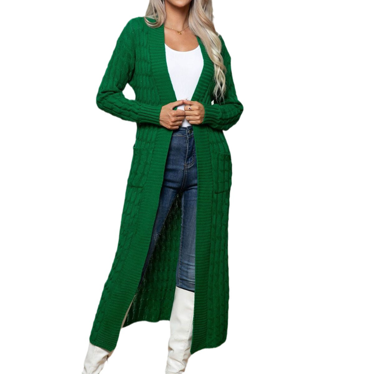 Damen Strickjacke mit Strukturdetails R&B