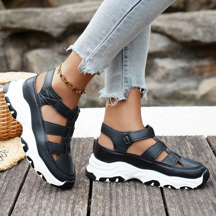 Damen Sportliche und modische Bequem-Sandalen mit verstellbaren Riemen R&B