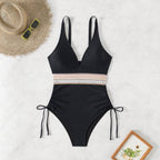 Damen Eleganter Einteiler mit Raffungen R&B