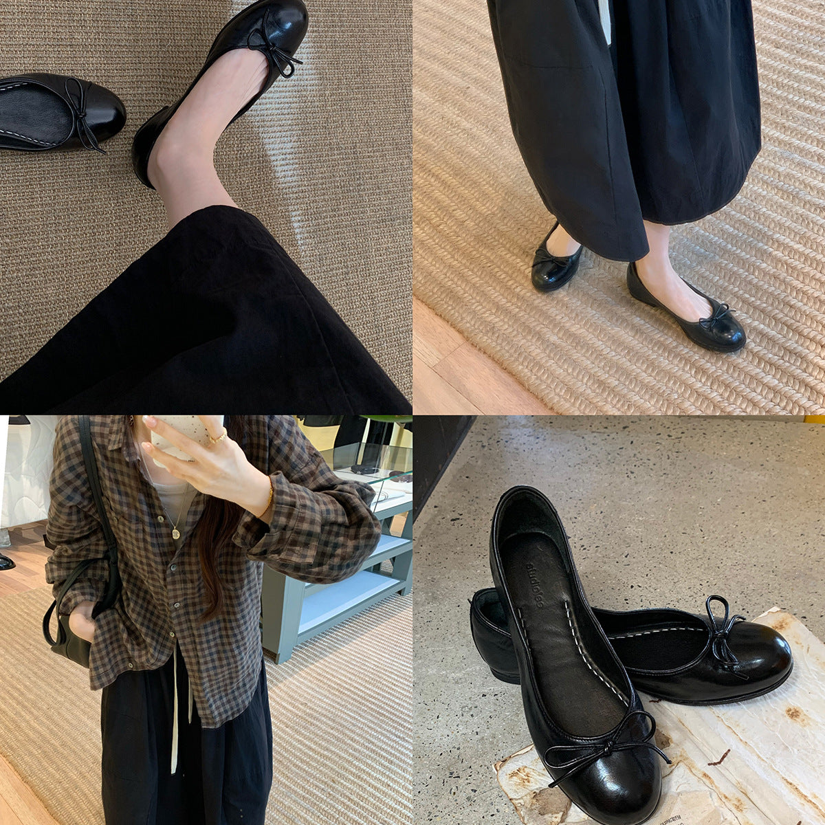 Damen Ballerinas mit zartem Schleifen-Detail und komfortablem Fußbett R&B