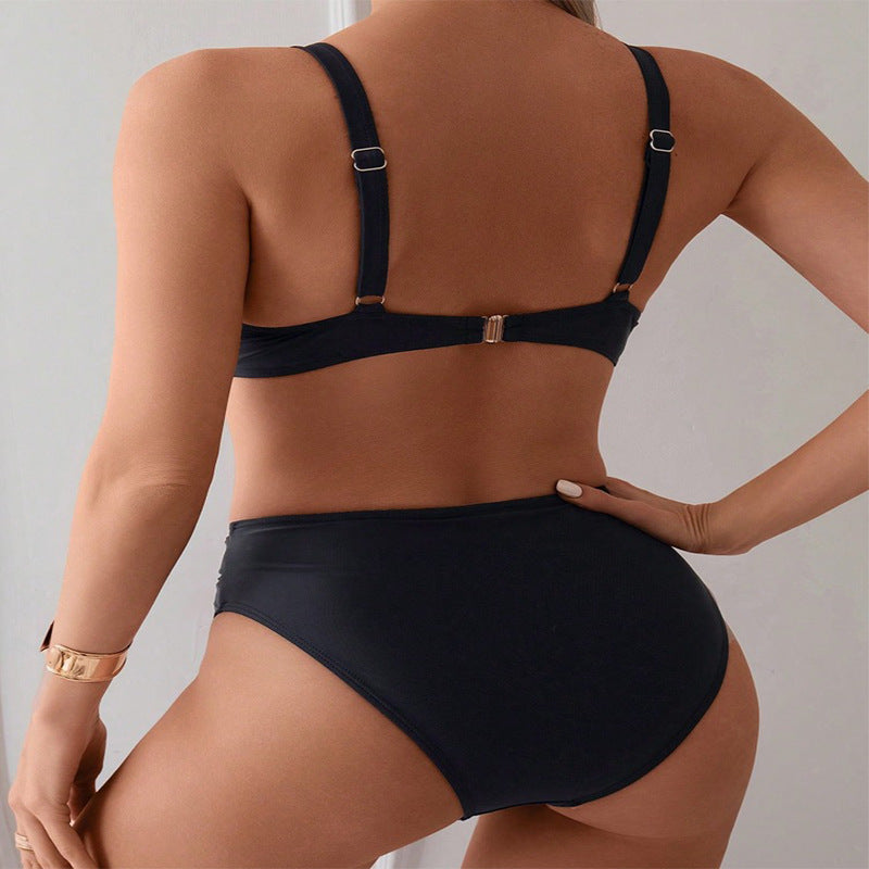 Damen Hochgeschnittener Bikini mit eleganten Details R&B
