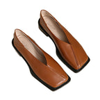 Damen Ballerinas mit eckiger Zehenpartie und rutschfester Sohle R&B