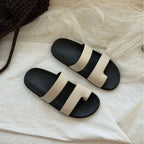 Damen stilvolle Wellness-Sandalen mit verstellbaren Riemen