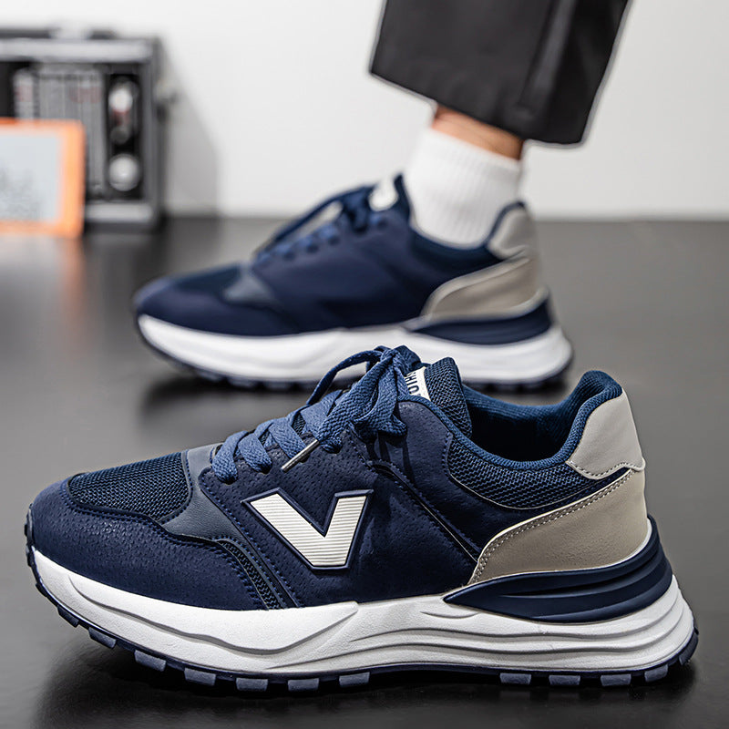 Herren Sportliche Sneakers mit atmungsaktiver Mesh-Oberfläche und gepolsterter Dämpfung