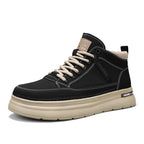 Damen Modische High-Top Sneakers mit robuster Sohle und gepolsterter Innensohle