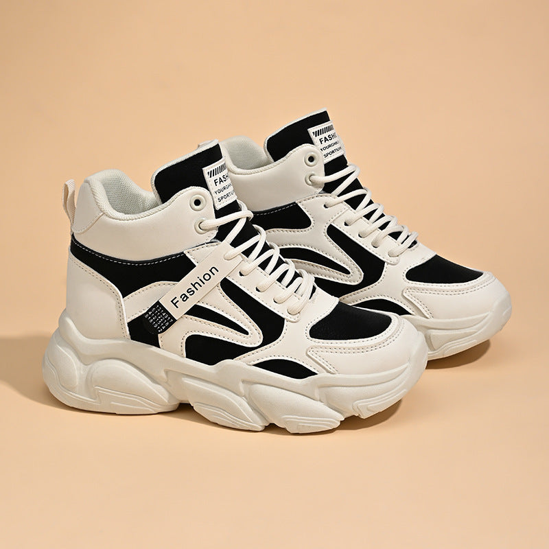Damen Sportliche High-Top Sneakers mit innovativem Sohlenprofil und atmungsaktivem Obermaterial R&B