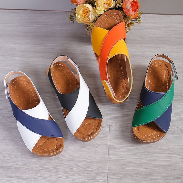 Damen Komfortable und stilvolle Sandalen mit ausgefallenem Cut-out Design R&B