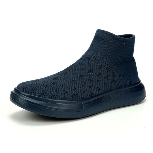 Damen Strick-Sneaker mit flexiblem Knöchelabschluss und atmungsaktiver Sohle R&B