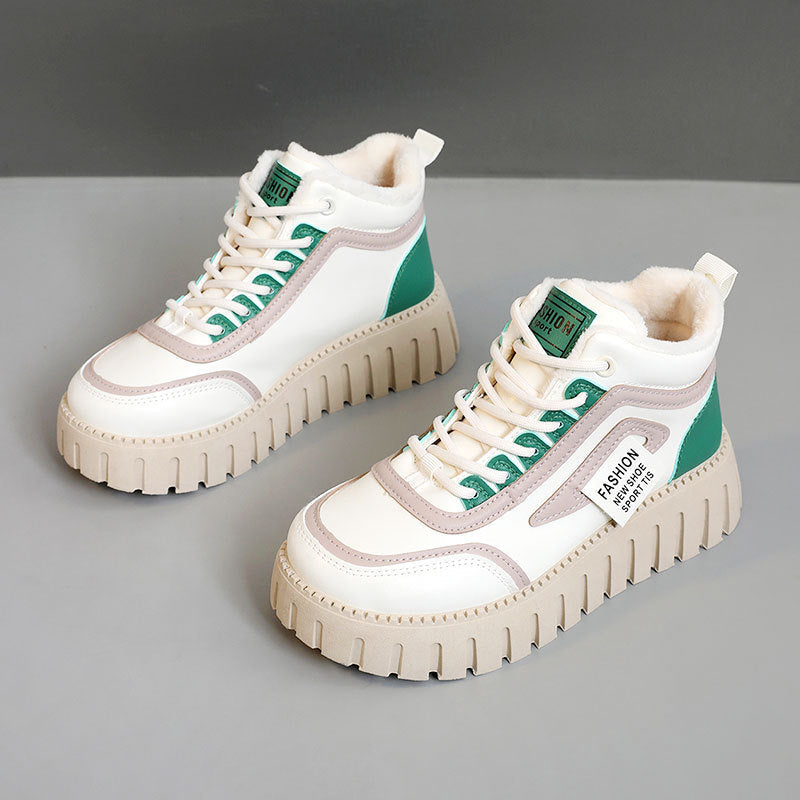 Damen High-Top Sneaker mit dämpfender Sohle und atmungsaktivem Design R&B