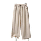 Damen Luftige Freizeithose mit weitem Schnitt und elastischem Bund R&B