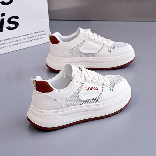 Damen Sportliche Sneakers mit atmungsaktiver Netzstruktur und federleichter Sohle R&B
