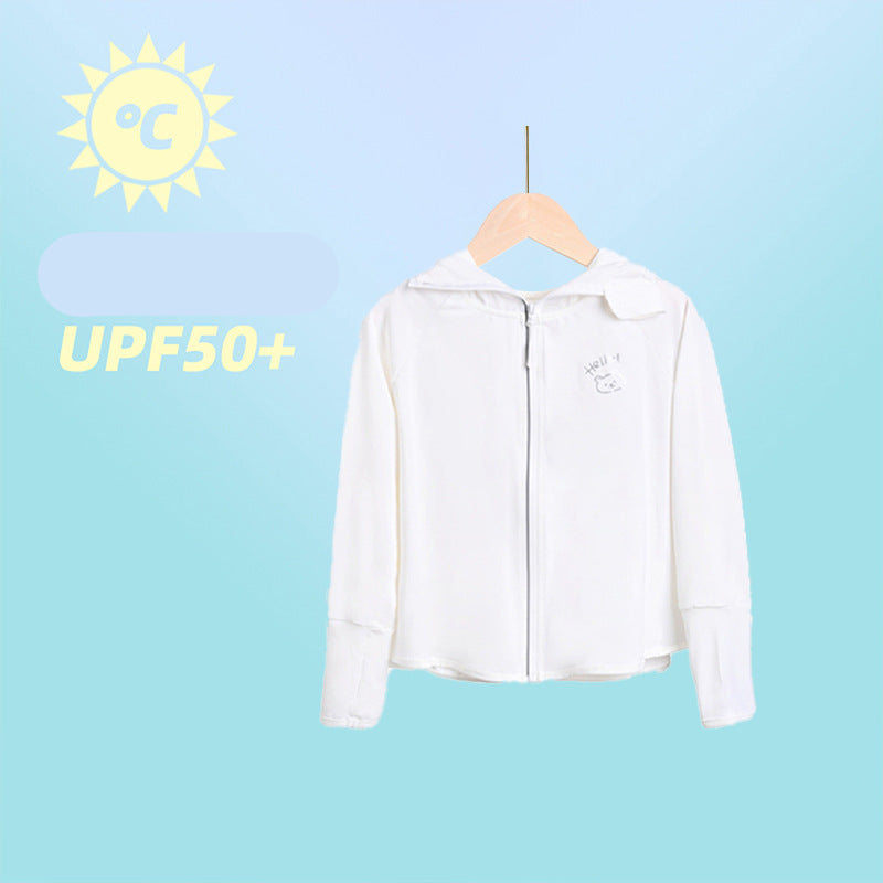 Damen sportliche UV-Schutzjacke mit Kapuze R&B