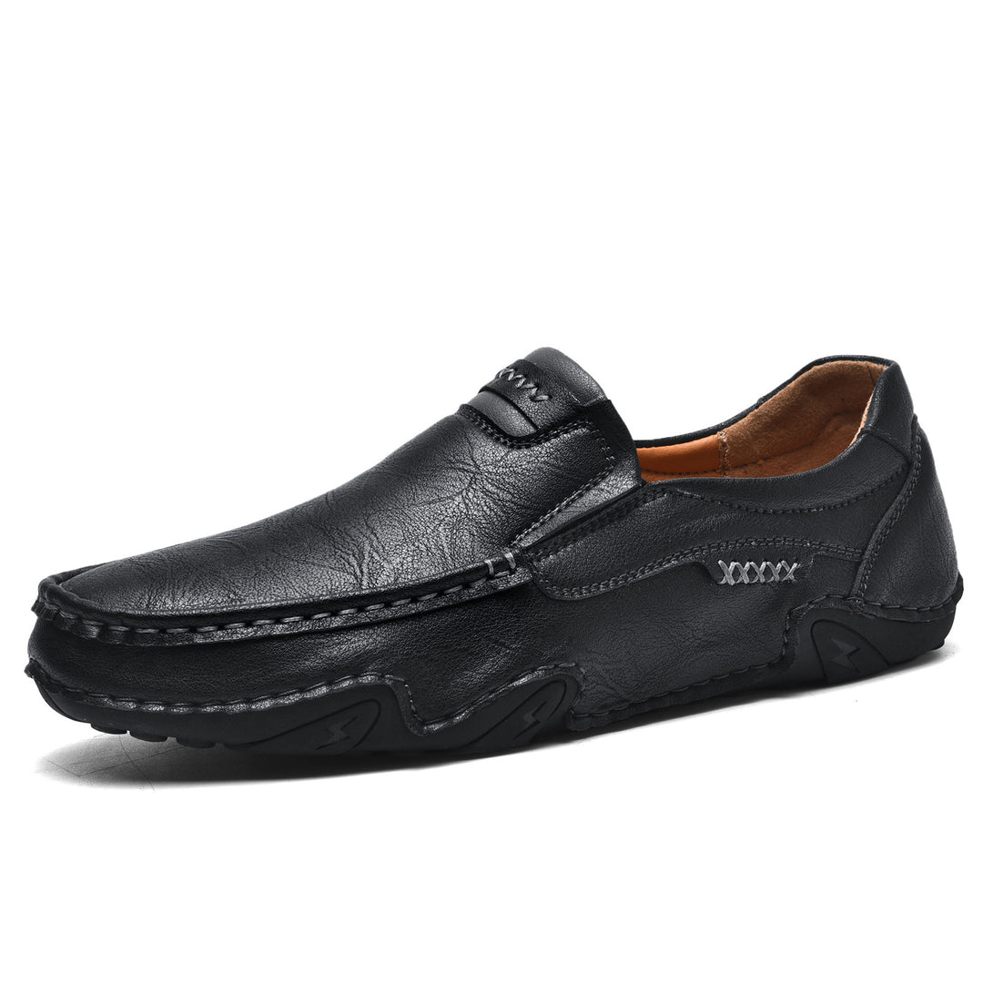 Herren Mokassins mit eleganter Handnaht und flexibler Sohle R&B