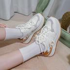 Damen Sportliche Sneakers mit atmungsaktivem Obermaterial und dämpfender Sohle