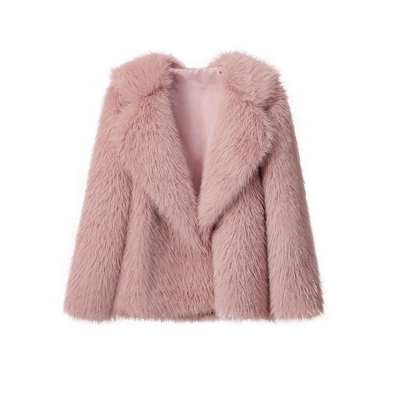 Damen Kuscheliger Mantel R&B