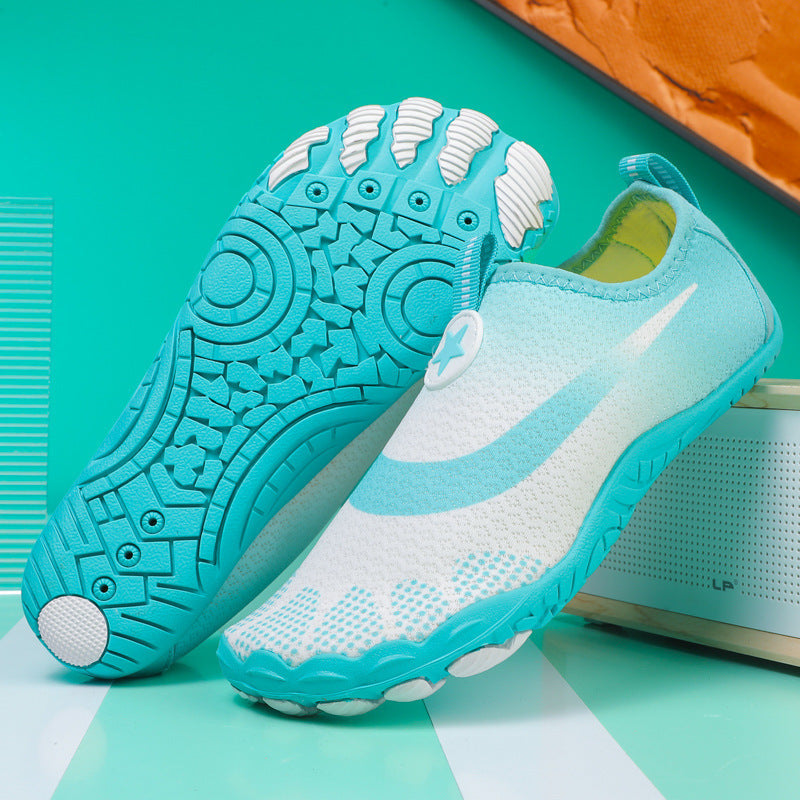 Damen flexible Aqua-Schuhe mit rutschfestem Sohlenprofil und atmungsaktivem Obermaterial R&B