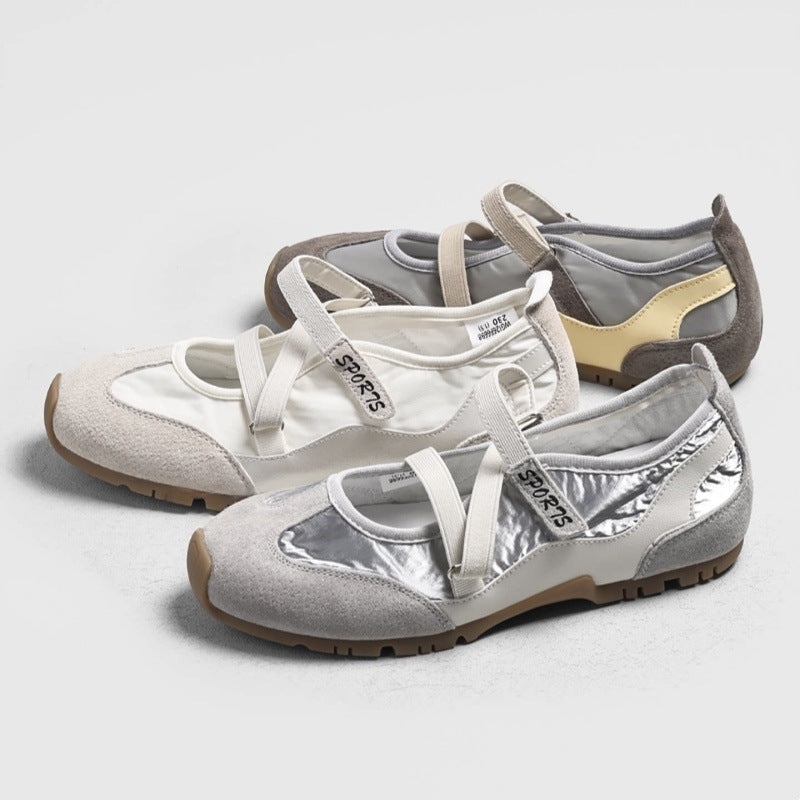 Damen modische Slipper mit verstellbarem Riemen und rutschfester Sohle R&B