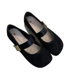 Damen elegante Ballerina-Schuhe mit dekorativem Riemchen und komfortablem Fußbett R&B