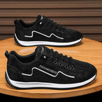 Damen Sportliche Sneakers mit texturiertem Obermaterial und rutschfester Sohle