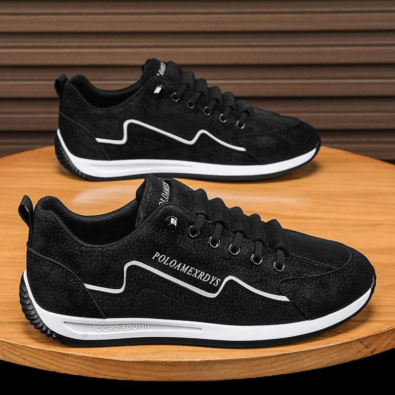 Damen Sportliche Sneakers mit texturiertem Obermaterial und rutschfester Sohle