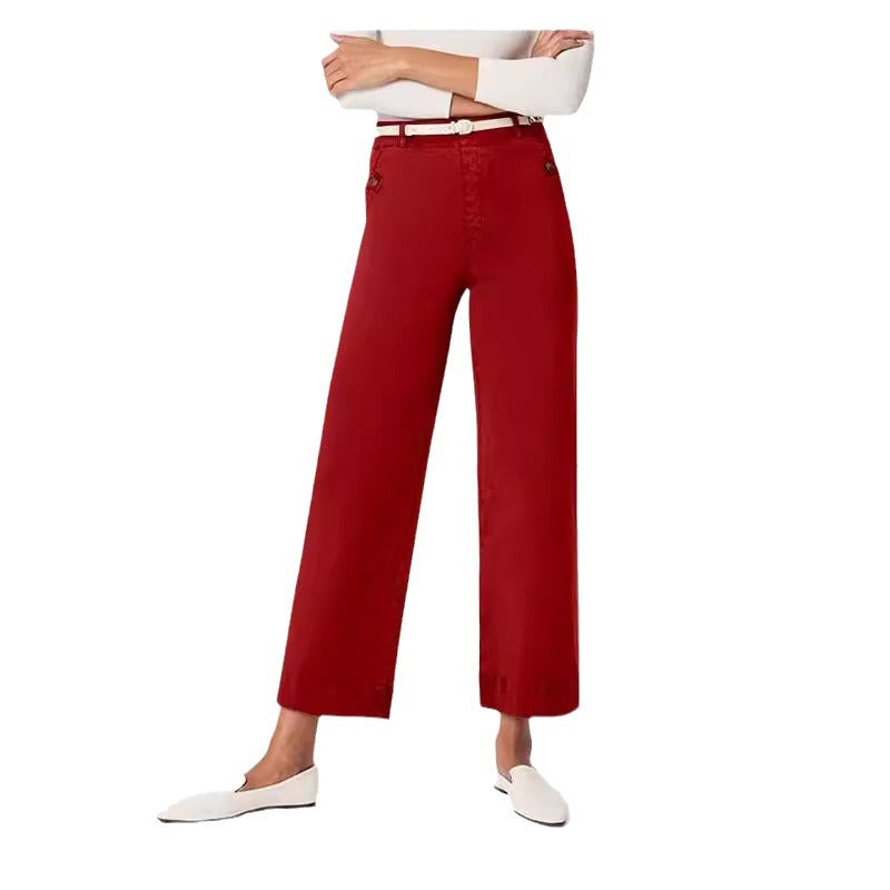 Damen weite Baumwollhose R&B