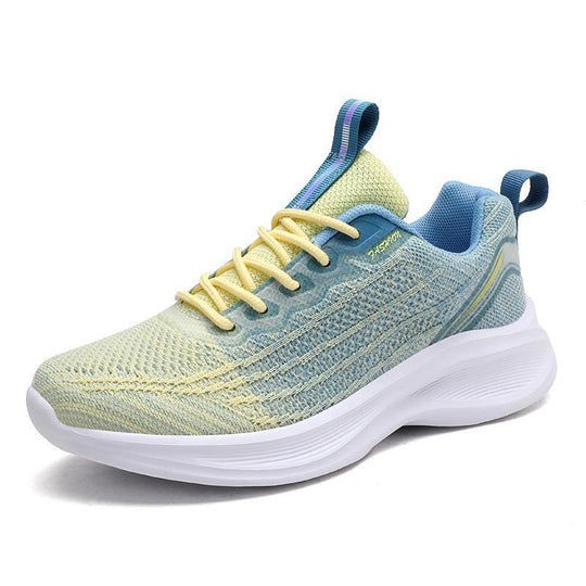 Unisex nan nahtloser Strick-Performance-Sneaker mit gepolsterter Wellen-Zwischensohle R&B