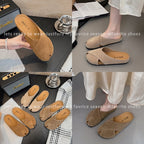 Damen offene Clogs mit ergonomischem Fußbett und antirutschfähiger Sohle R&B