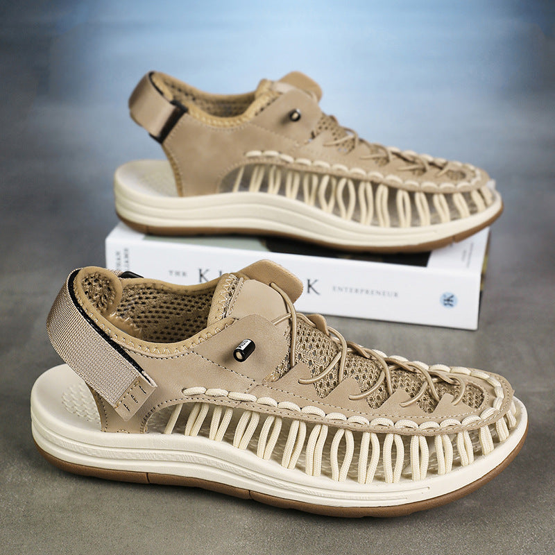 Damen Sportliche Freizeitsandalen mit atmungsaktiver Oberflächenstruktur und rutschfester Sohle R&B