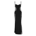 Damen Elegantes Spitzenkleid mit geschmeidiger Passform und verführerischem Design R&B