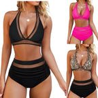 Damen Hochgeschnittener Bikini mit trendigem Transparent-Design R&B
