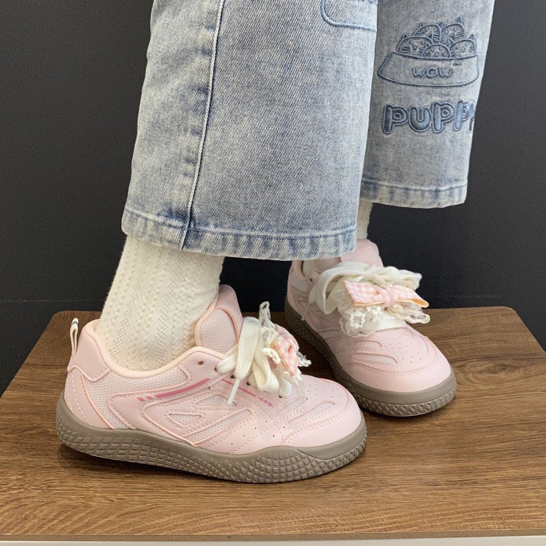Damen Sneakers mit verspieltem Schleifen-Design von R&B