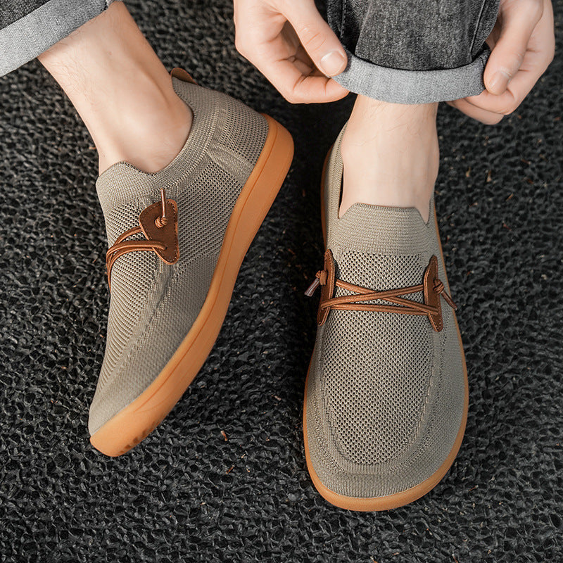 Damen Atmungsaktive Slip-On Sneakers mit elastischem Riemensystem