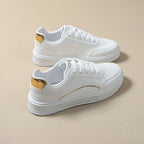Damen Trendige Sneakers mit goldenen Akzenten R&B
