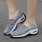 Damen Komfortable Slip-On Sportschuhe mit atmungsaktivem Obermaterial