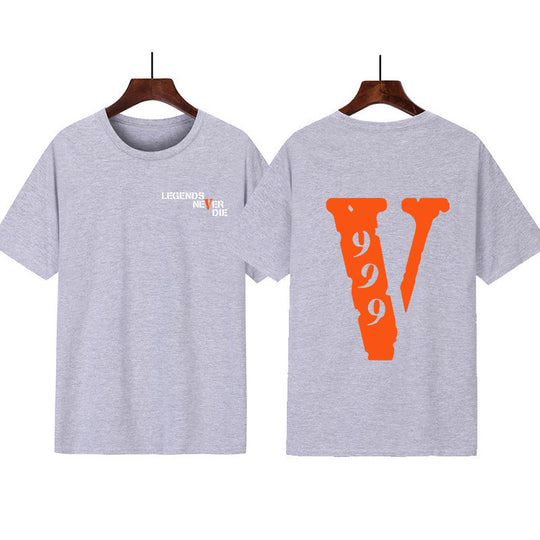 Damen Grafik T-Shirt mit originellem Schriftzug und kreativem Design R&B