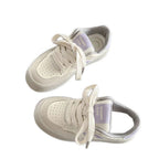 Damen Plattform Sneakers mit atmungsaktiver Obermaterialkombination und rutschfester Sohle