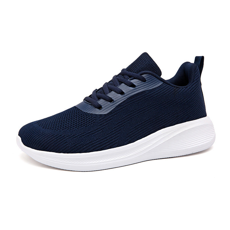 Unisex nan leichter Strick-Laufschuh mit atmungsaktivem Obermaterial und stoßdämpfender Schaumsohle R&B
