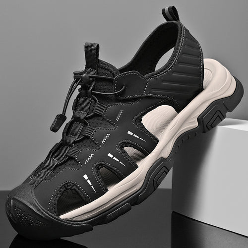 Herren Sportliche Outdoor-Sandalen mit rutschfester Sohle und verstellbarem Riemen R&B
