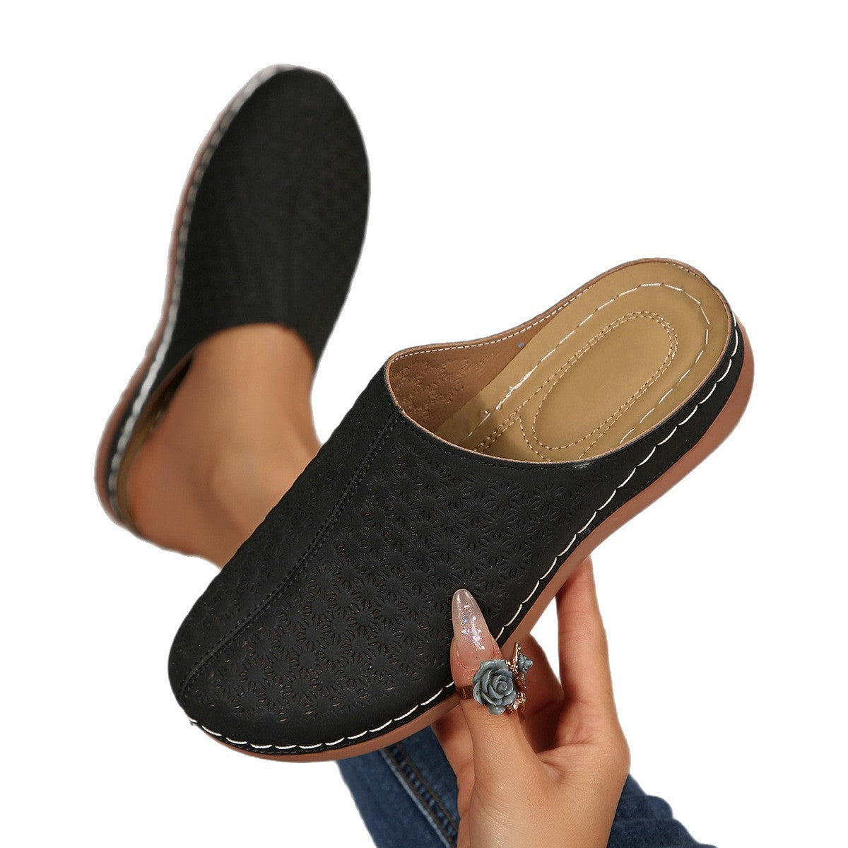 Damen Bequeme Hausschuhe R&B