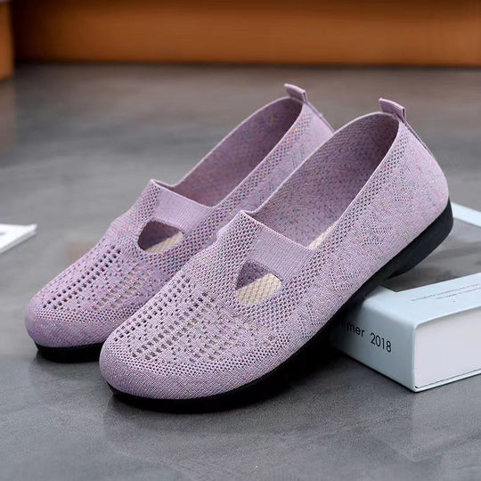 Damen Bequeme Freizeitschuhe mit atmungsaktiver Obermaterialstruktur R&B