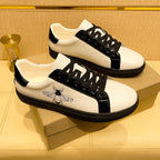 Damen modische Sneakers mit gestickter Bienenmuster und gepolsterter Innensohle R&B