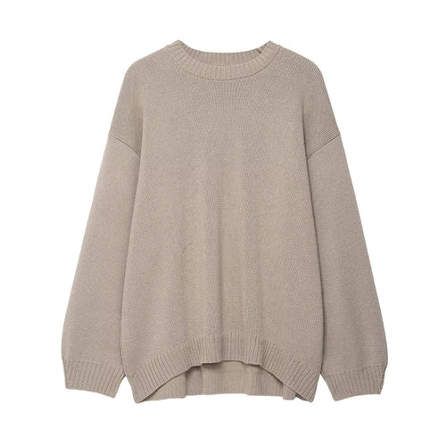 Damen lässiger Strickpullover R&B