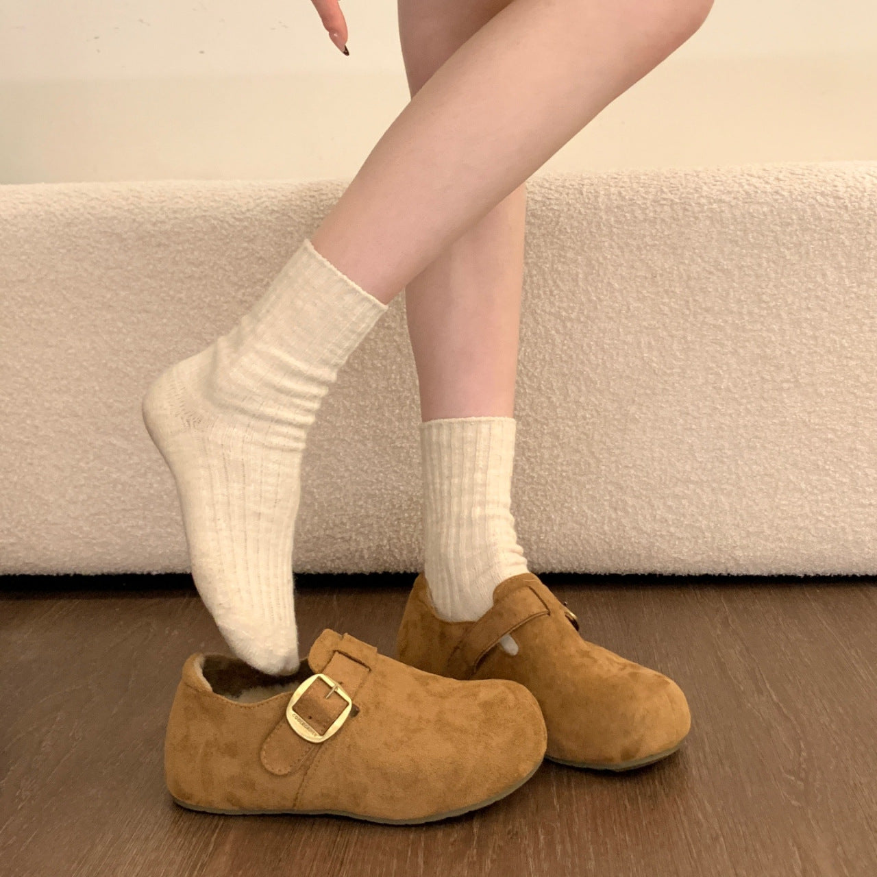 Damen Clogs mit weich gepolstertem Innenfutter und verstellbarem Riemen R&B