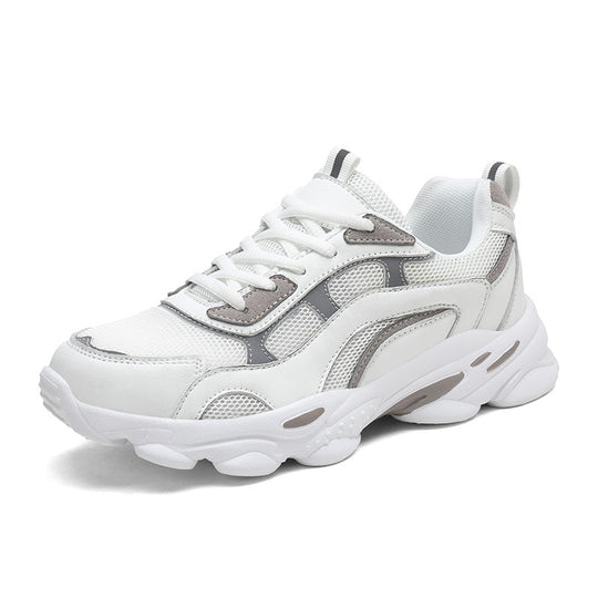 Damen sportive Komfort-Sneaker mit atmungsaktivem Obermaterial und dämpfender Sohle R&B