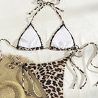 Damen Triangel-Bikini mit verspieltem Rüschendesign R&B