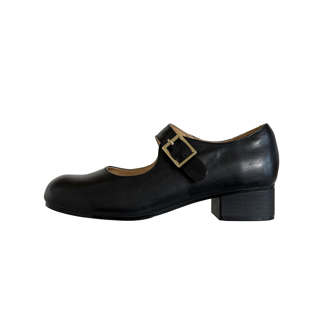 Damen Elegante und komfortable Mary-Jane Schuhe mit modischer Schnalle R&B