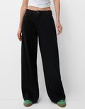 Damen Weite High-Waist Jeanshose im trendigen Schnitt R&B